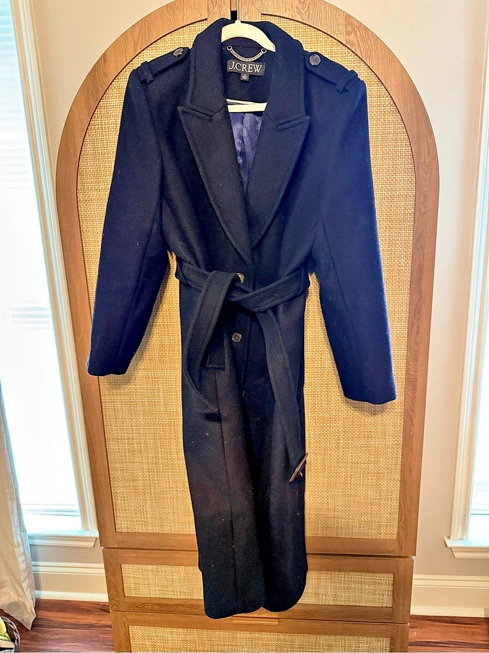 J.Crew Wool & Cashmere by Nello Gori Trench Coat Medium